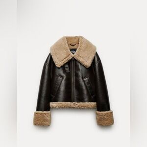 Zara Aviator Jacket | Size XS (Oversized Fit)